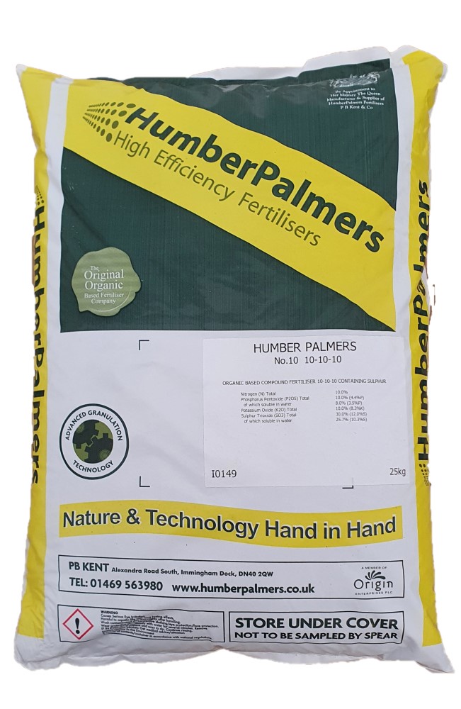 Humber Palmers No 10 Fertiliser 25kgs